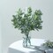 2 Frosted Green 24-Inch Artificial Flocked Lambs Ear LEAVES SPRAYS STEMS